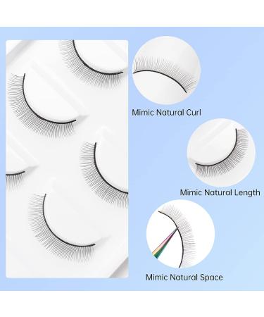 25 Pairs Practice Eyelashes & 70 Under Eye Positioning Stickers - Self-Adhesive Training Lashes for Eyelash Extension Makeup Beginners - Buy Online on SooperMarket.com