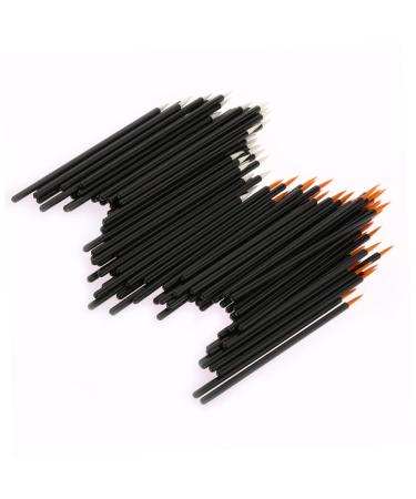 FRCOLOR 200 Pcs Liquid Makeup Eye Shadow & Eyeliner Applicators - Eyebrow Brush & Cosmetic Tools for Flawless Eye Makeup - Buy Online on SooperMarket.com