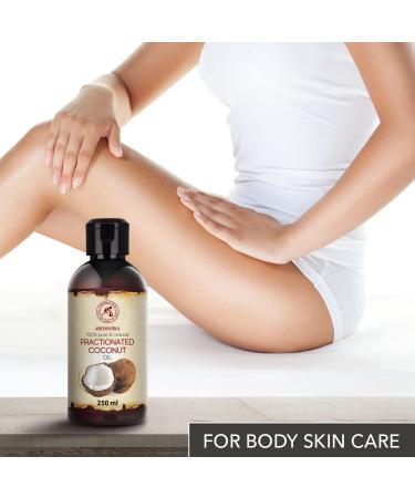 Buy Pure Fractional Coconut Oil 250ml - Odorless Cocos Nucifera Oil for Skin Hair and Massage - Natural Cosmetic Oil - International Shipping Available - Buy Online on SooperMarket.com