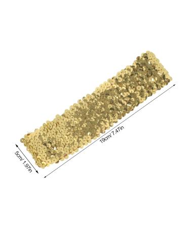 Lurrose Green Sequin Headband for Women & Girls - 1pc Gold Size 1 - Stylish Hair Accessory for Any Occasion - Buy Online on SooperMarket.com