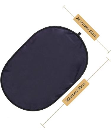 Photo Light Reflector 24x36 Inches 5-in-1 Diffuser Kit with Holder Clips - Translucent, Silver, Gold, White, Black - for Studio & Outdoor Photography - Buy Online on SooperMarket.com