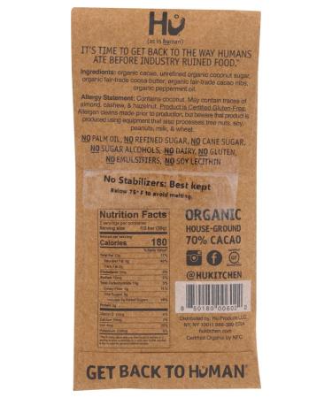 Hu Crunchy Mint Dark Chocolate 2.1 oz (60 g) - Buy Online on SooperMarket.com