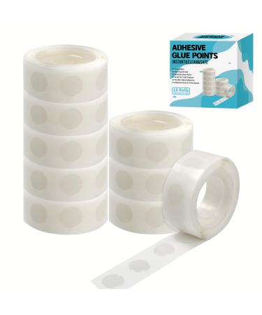 1000pcs Glue Point Clear Balloon Glue Removable Adhesive Dots Double Sided Dots of Glue Tape for Balloons Party or Wedding Decoration