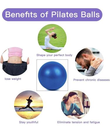 XIECCX Mini Yoga Ball 9 Inch - Home Exercise Pilates Therapy Balance Ball for Core Training - A-purple - Buy Online on SooperMarket.com