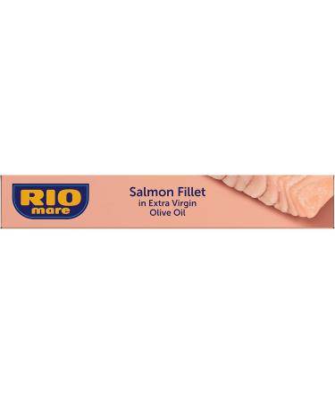 Rio Mare - Salmon Fillet in Extra Virgin Olive Oil - Made in Italy Skinless & Boneless - Whole Salmon Fillet - 125g - Buy Online on SooperMarket.com