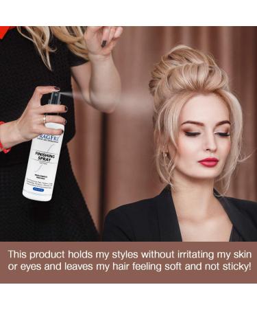 FRAGFRE Hair Finishing Spray 8 oz - Flexible Soft Hold for Sensitive Skin - Fragrance Free & Hypoallergenic - Parabens Free - Quick Dry Formula - Gluten Free Vegan - Buy Online on SooperMarket.com