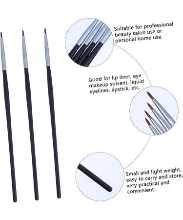 NOLITOY 5pcs Fine Eyeliner Brush Eyeshadow Cosmetic Eye Wands Makeup Tool Eyeliner Applicator - Buy Online on SooperMarket.com