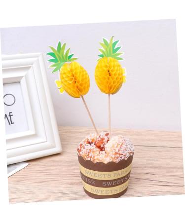 Warmhm 40pcs Cake Picks Baby Shower Cake Toppers Dessert Toppers Cupcake Party Picks Wedding Cupcake Toppers Food Party Picks Birthday Cake Decoration Bamboo 3d Plug in Dessert Table - Buy Online on SooperMarket.com