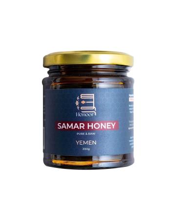 Honoor Yemeni Samar Honey | Natural Unfiltered Unheated Pure Honey 200 Grams | Unpasteurised Raw Honey Luxury Honey in a Glass Jar (1)