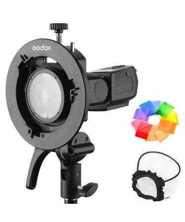 Godox S2 S-Type Speedlite Bracket Bowens Mount Holder for Godox V1 AD200Pro AD400Pro AD200 V860II TT685 TT600 TT350 Flash Strobe Speedlight