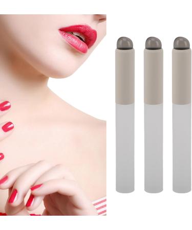 Round Head Lip Brush Reusable Silicone Applicator for Lip Gloss with Dustproof Carrying Box Concealer Brush for Blending Makeup - Buy Online on SooperMarket.com