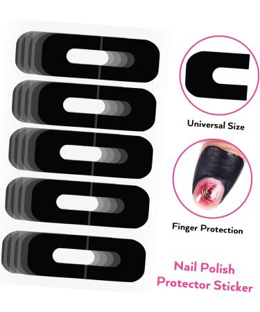 FRCOLOR Nail Protector 200 Sheets Safety mask Protector Nail Care Tools Nail Polish Nail tearable Edge Sticker Protective Agent Protective Film s Sticker Adhesive Tape 3.00X2.50X0.10CMx2pcs As Shownx2pcs - Buy Online on SooperMarket.com