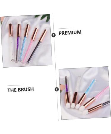 Baluue 2pcs Nose Brush Eyeshadow Brush Makeup Eyeshadow Lady Parts Eye Makeup Accessory Aluminum Tube Pink - Buy Online on SooperMarket.com
