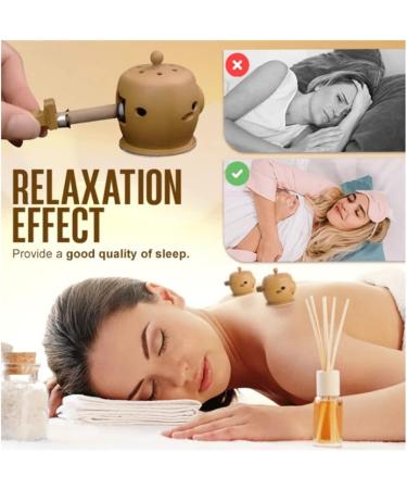 Moxa Cupping Acupuncture Detox Set - 2022 Best Moxa Stick Acupoint Massage Smoke Free Moxibustion Cupping Therapy Set Reusable Moxibustion Tube Improve Your Health - Buy Online on SooperMarket.com