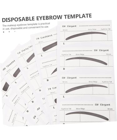 Angoily 6 Pcs Ladies Suits Disposable Makeup Eyebrow Sticker Tool Make up Eyebrow Pencil Girl - Buy Online on SooperMarket.com