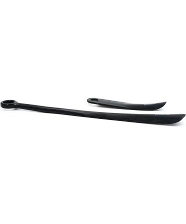 Panoware Set of 2 Extra Long Handle Shoe Horn and Travel Shoe Horn - Black - Buy Online on SooperMarket.com