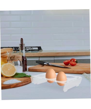 Hemoton Acrylic Egg Holder 1 Set Refrigerator Eggs Egg Carrier Egg Holder Egg Container Egg Organizer Shelf Storage Egg Carton - Buy Online on SooperMarket.com
