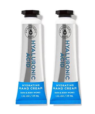 Bath & Body Works Hyaluronic Acid Hydrating Hand and Body Cream 1.0 Fluid Ounce 2-Pack (Hyaluronic Acid)