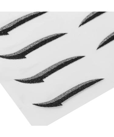 Silver Glitter Winged Eyeliner Stickers - Waterproof & Self Adhesive for Women's Makeup at Weddings & Parties - Buy Online on SooperMarket.com