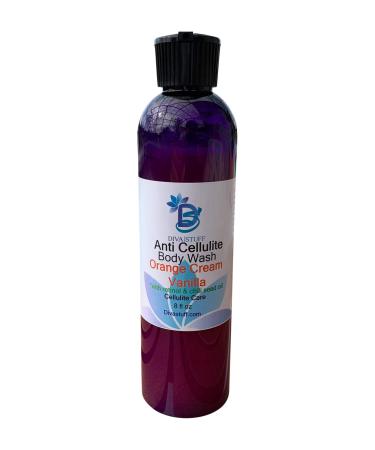 Anti Cellulite Body Wash Orange Cream Scent With Retinol and Caffeine By Diva Stuff