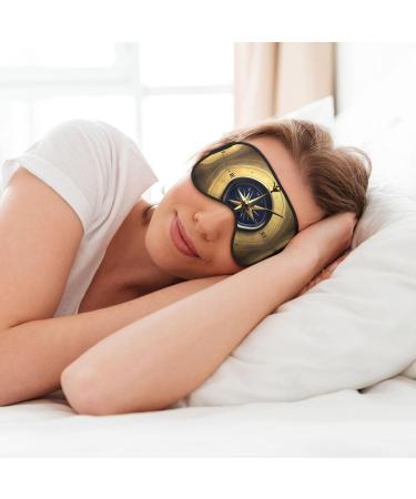 Law of The Compass Navigation Soft Sleep Mask for Women Breathable Eye Patch Perfect for Travel and Relaxation - Buy Online on SooperMarket.com