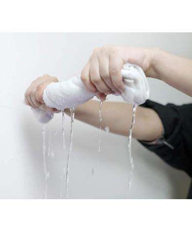 100% Cotton Washcloths 60 Pack | Highly Absorbent 400 GSM Face and Body Washcloth Bulk Pack | Soft Fingertip Towel for Bath Room | 12 x 12 Inches | White Pack of 60 - Buy Online on SooperMarket.com