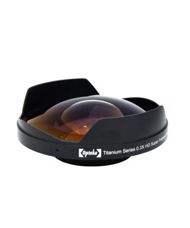 Opteka Titanium Series 72mm 0.3X HD Ultra Fisheye Lens for Panasonic AG-DVD80, AG-DVX100/B, AG-HMC150 and AG-HPX170 Professional Video Camcorders