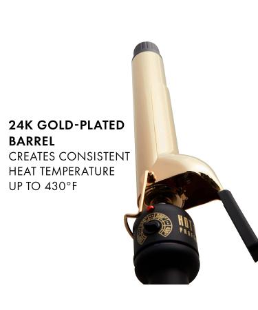 HOT TOOLS Pro Artist 24K Gold Extra Long Curling Iron/Wand - 1.25 Inch - Buy Online on SooperMarket.com