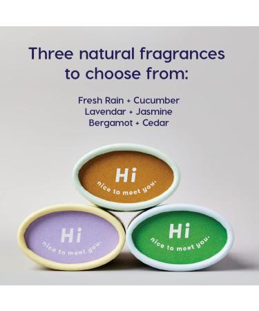 HiBAR Natural Aluminum Free Deodorant - Fresh Rain + Cucumber (Plastic Free, Baking Soda Free) | All-Natural All Day Protection | Zero Waste Cruelty-Free Deodorant for Men & Women - Buy Online on SooperMarket.com