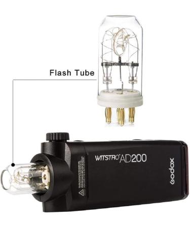 Godox 200W Flash Tube Bare Bulb for H200J Flash Head | Compatible with Godox AD200 AD200PRO Speedlite | AD-FT200 - Buy Online on SooperMarket.com