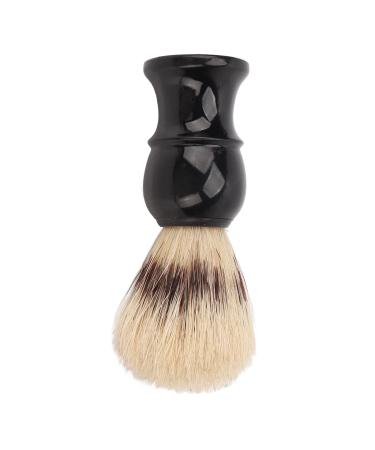 Jauarta Shaving Brush for Men - Portable Black Curved Handle Foaming Beard Cleaning Brush for Home Salon & Travel - Buy Online on SooperMarket.com