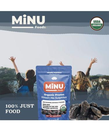 MiNU Organic Thompson Raisins 16 oz - Unsweetened, No Sulphur, Paleo & Vegan Superfood - Non-GMO & Gluten Free - Buy Online on SooperMarket.com