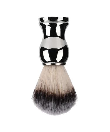 Premium Men's Shaving Brush - Soft Bristles Handcrafted Silver Handle Ideal for Salon & Home Use - Buy Online on SooperMarket.com