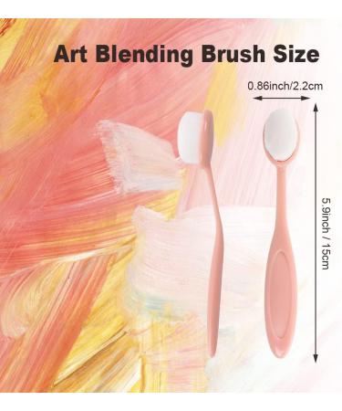 Craft Ink Blending Brush Set - 12Pcs for Paper Crafting, Painting, Drawing, Card Making - Soft Bristles, Color Coded Handles - Buy Online on SooperMarket.com
