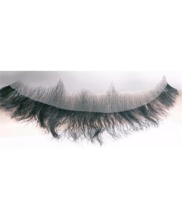 Remeehi Men's Hand-Made Black Goatee Beard - Costume Pretend Fake Mustache for a Stylish Look - Buy Online on SooperMarket.com