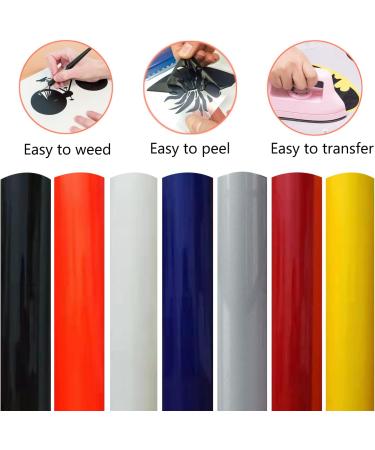 3D Puff Heat Transfer Vinyl Sheets 12x10 Foaming HTV Press Film for DIY T-shirt Clothes - Assorted Colors - Buy Online on SooperMarket.com