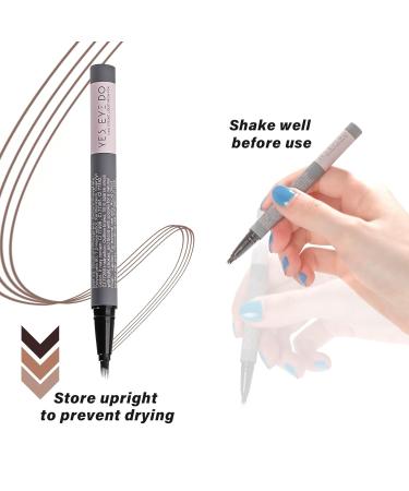 4-Tip Eyebrow Pencil Deep Brown - Natural Definition Smudge-Proof Durable | YES.EYE DO - Buy Online on SooperMarket.com