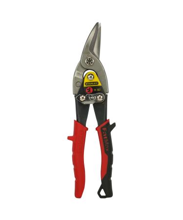 Stanley Aviation Snip - Left 2-14-562 Plain Red Left cut Single