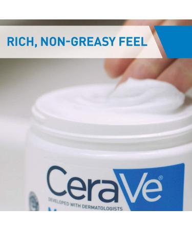 CeraVe Moisturising Cream for Dry to Very Dry Skin with Hyaluronic Acid and Ceramides - 177 ml - Buy Online on SooperMarket.com