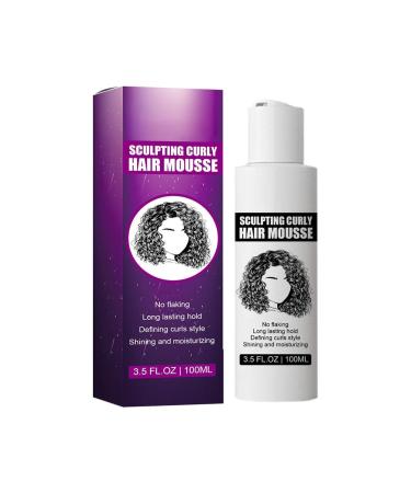 TYCIONG Curl Boost Cream Sculpting Curly Hair Mousse Curly Hair Styling Mousse Curl Mousse (100ml)