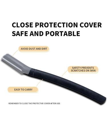 Jingling Eyebrow Razor - Ergonomic Facial & Body Peeling Tool with Protective Cover | Multi-Purpose Shaving & Grooming - Buy Online on SooperMarket.com