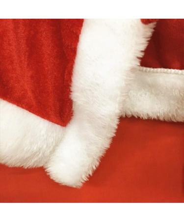 Christmas Cape for Women and Girls | Thicken Velvet Santa Cloak Shawl - Red - Buy Online on SooperMarket.com