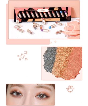Lovelycat Eyeshadow sticks 12 Colors Eyeshadow Stick Makeup Glitter Eyeshadow Eyeshadow Pencils Long Lasting Eye Shadow High Pigmented Shiny Eyeshadow Pencil Waterproof Classy Eye Shadow Sticks Sets - Buy Online on SooperMarket.com
