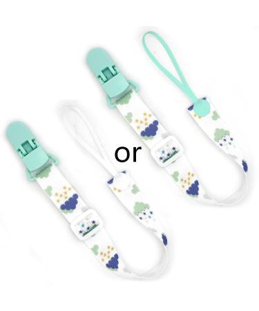 Buy Cartoon Print Clip Chain Baby Teether | Nipple Leash Strap | Teething Toy Holder - White Panda - Buy Online on SooperMarket.com