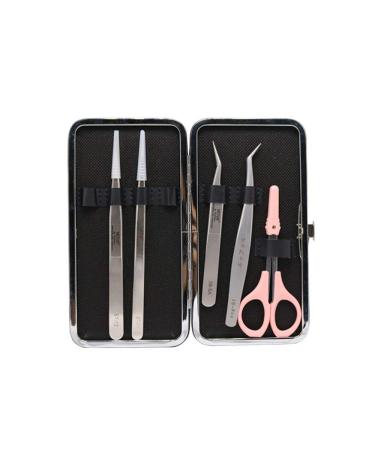 NUOMI Tweezers Storage Case - White PU Rectangle Box for Makeup Tools | Organize Eyelash Curler, Extension Tweezers, Scissors, Grooming Tools - Buy Online on SooperMarket.com