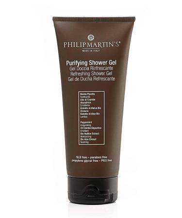 Philip Martin's Purifying Shower Gel - Refreshing Scented Body Wash (6.8 oz)