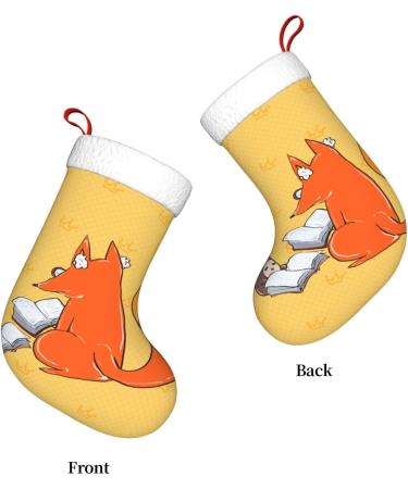 YYHHAOFA Sunflower Seeds and Foxes Christmas Decorative Stockings : Soft Light and Tactile Suitable for Christmas Halloween - Buy Online on SooperMarket.com