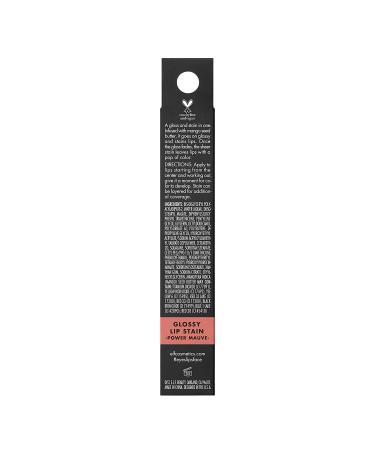 e.l.f. Cosmetics Glossy Lip Stain - Power Mauves 0.10oz | Long-Wear Lightweight Formula for Sheer Color & Subtle Gloss - Buy Online on SooperMarket.com