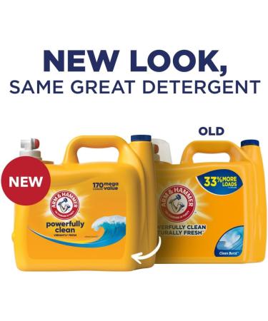Arm & Hammer Clean Burst Liquid Laundry Detergent - 170 Loads 170 Fl Oz - Eco-Friendly & Effective Cleaning - International Shipping Available - Buy Online on SooperMarket.com