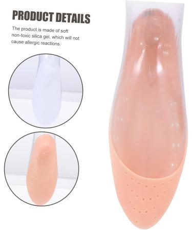 minkissy 4 Pairs Silicone Feet Plantar Socks Silicone Gel Moisturizing Socks Foot Spa Socks Foot Lotion Socks Cracked Feet Socks Anti-Cracking Socks Stretchy Gel Socks Spa Corn L 19.5X9.5X1.5CM - Buy Online on SooperMarket.com